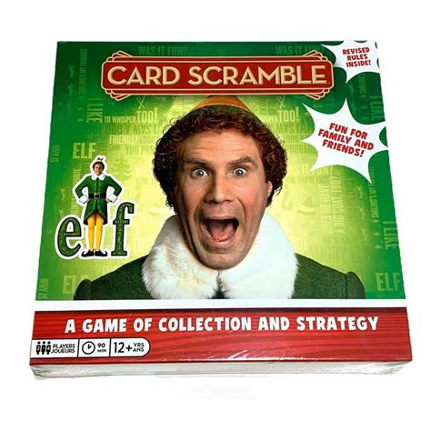 Elf Card Scramble Game Of Collection & Strategy Board Game Christmas ...