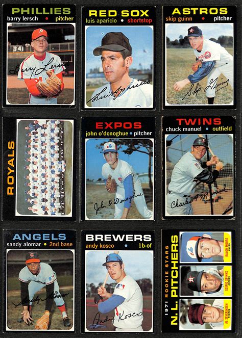 Lot Detail 1971 Topps Baseball Complete Card Set