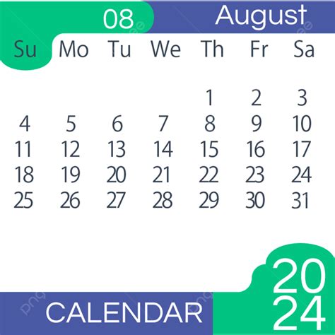 Calendario Del Mes De Agosto 2024 June Esta Olenka