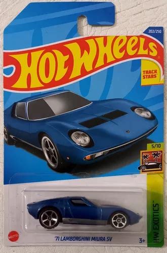 Lamborghini Miura Sv Azul Hot Wheels Mattel MercadoLibre