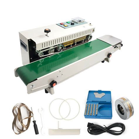 FR 900W Automatic Continuous Plastic Bag Heat Sealer Sealing Machine