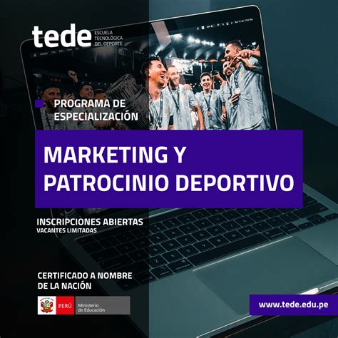 Marketing Y Patrocinio Deportivo Asincrónico Diplomado Tede