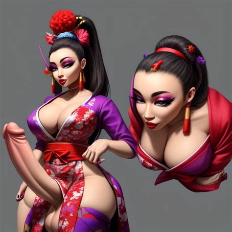 Rule 34 Ai Generated Futa Only Futanari Futanari Geisha Huge Cock