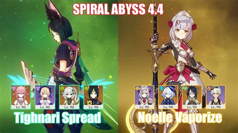 C0 Tighnari Spread And C6 Noelle Furina Vaporize Spiral Abyss 44