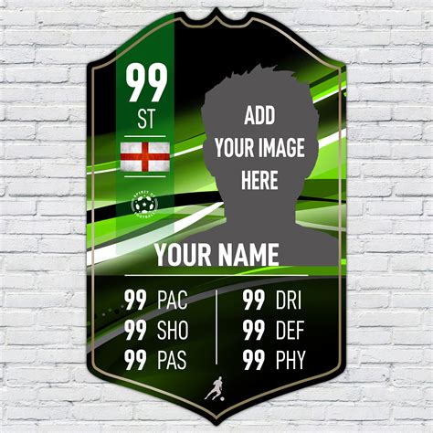 Personalised FIFA Card TOTY Ultimate Team FIFA 21 Football Etsy UK