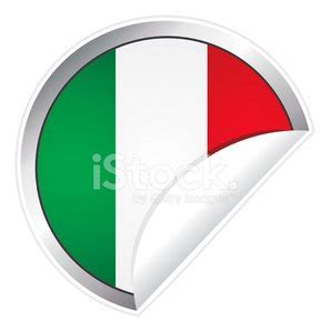 Italian Flag Sticker Stock Vector | Royalty-Free | FreeImages