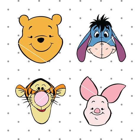 Winnie The Pooh Svg Tigger Svg Eeyore Svg Piglet Svg Pooh 57 OFF