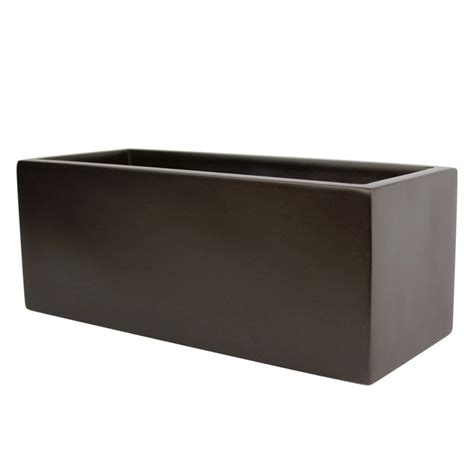 Root And Stock Belmont Rectangle Fiberglass Planter Box