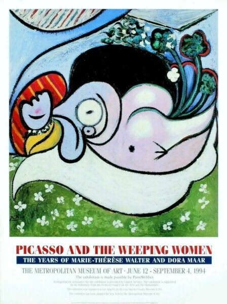 Picasso The Dreamer 1994 Museum Of Modern Art Exhibition Poster Art