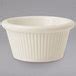 GET RM 387 IV 2 Oz Ivory Fluted Melamine Ramekin 48 Case