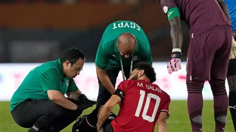 Mohamed Salah Gets Injured In Egypt Draw With Ghana At AFCON Soccer