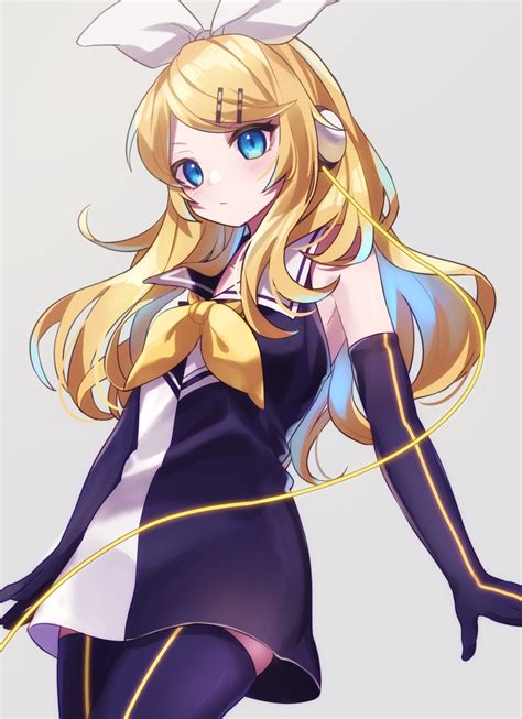 Kagamine Rin Vocaloid Image Zerochan Anime Image Board