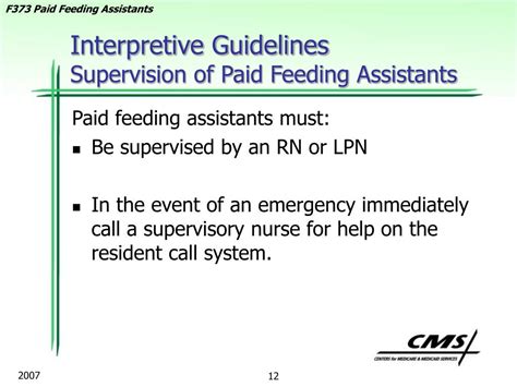 Ppt Paid Feeding Assistants Powerpoint Presentation Free Download