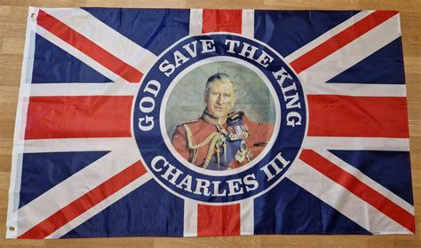 God Save The King Flag Victor Stewart Enterprises