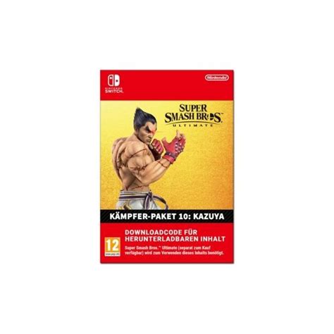 Super Smash Bros Ultimate Challenger Pack 10 Kazuya Nintendo Switch