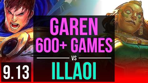 Garen Vs Illaoi Top Defeat Games Kda Br Master V