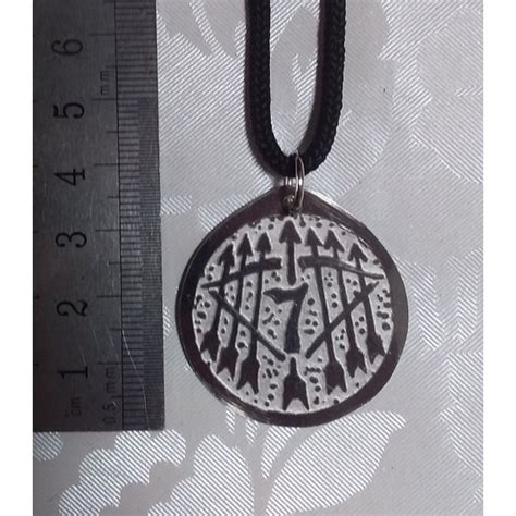 Medalha Ponto Riscado Do Caboclo 7 Flechas Shopee Brasil