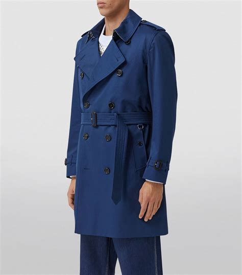 Burberry Blue The Kensington Trench Coat Harrods Uk