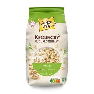 Livraison à domicile Grillon Or Krounchy Nature BIO 1kg