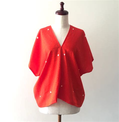 Silk Outfit Japanese Kimono Top Japanese Handmade Etsy