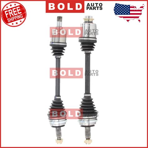 Trakmotive Front Right Left Cv Axle Shaft Assembly Set Of Pair For