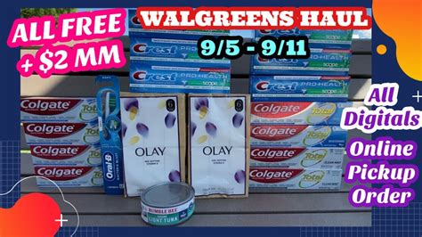 Walgreens Couponing Haul All Free Mm All Digitals