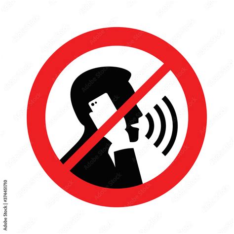 No Talking Clipart