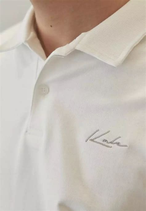 Jual Kale Clothing Kale HUGO White Polo Shirt Lengan Pendek Pria