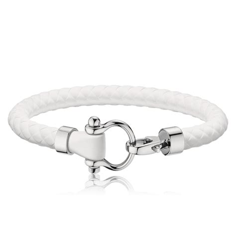 Omega Sailing Bracelet White Rubber Accessories Manfredi Jewels