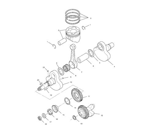 Moteur Vilbrequin Et Piston Pour Sportsman Esprit Polaris