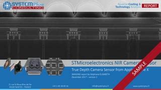 STMicroelectronics Near Infrared Camera Sensor In The Apple IPhone X