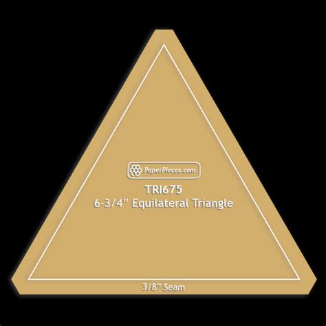 6 34 Equilateral Triangle Paper Pieces