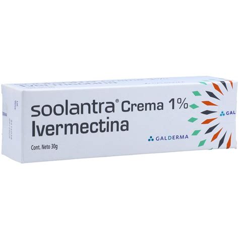 Soolantra Ivermectina Crema Tópica 1 30 gr Cruz Verde