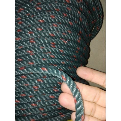 Jual Tali Nylon Tambang Kapal Nilon Hijau Tampar Dadung Ikat 7MM PER