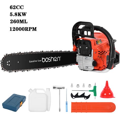 Cc Gas Chainsaw Gasoline Powered Chain Saw Engine Cutting Cycle