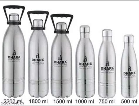Dhara 5174 Hot Cold Bottle 1 Pcs 500ml At 640 Piece Stainless Steel Water Bottle ID