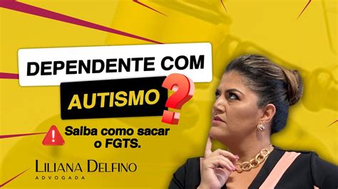 NOTÍCIA MARAVILHOSA saque de FGTS a família dependente autista