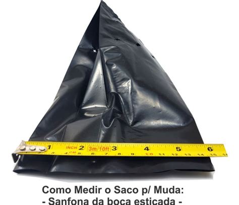 Saco Pl Stico Para Mudas De Plantas X Cm Sacos Mercadolivre