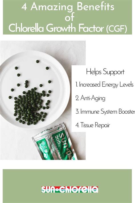 Discover the Amazing Benefits of Chlorella Growth Factor