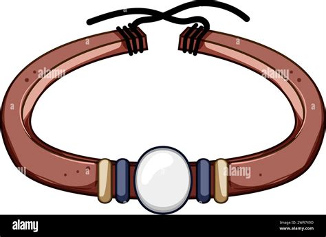 Thread Hippie Friendship Bracelets Cartoon Vector Illustration Stock