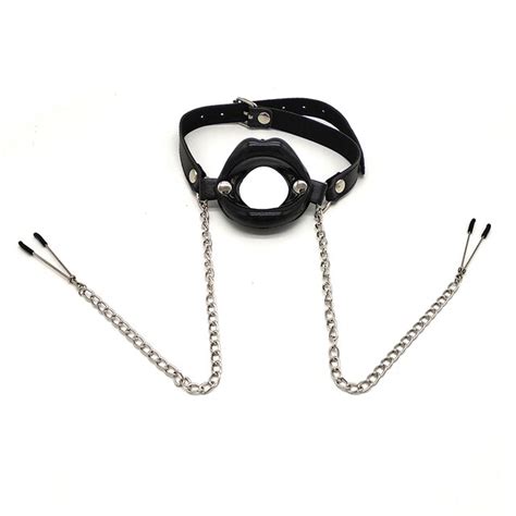 Women Gag Ball Torture Nipple Clamps Bdsm Fetish Nipple Clamp Fetish