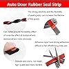 Universal Rubber Car Auto Door Seal Weather Stripping Self Adhesive