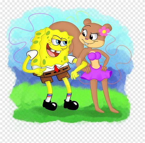 Spongebob And Sandy Kissing