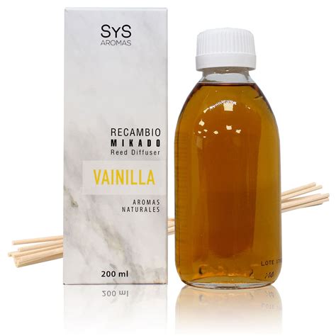 Vanilla Mikado Refill 200ml Sticks Marble SYS Aromas Laboratorio SYS