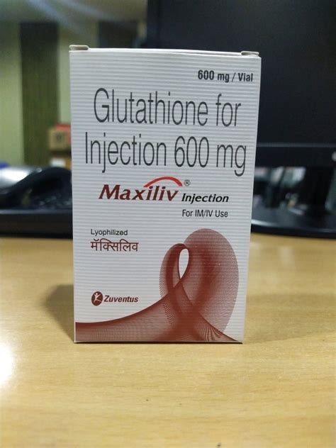 Maxiliv Injection Glutathione Mg Inj At Rs Bottle