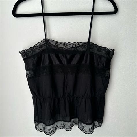 Tops Vintage Black Lingerie Top Poshmark