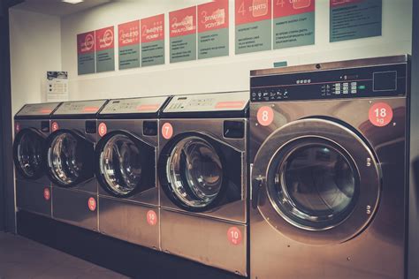 Laundry Machines At Laundromat Shop Appliance Pros