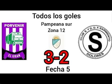 Todos Los Goles El Gran Porvenir 3 2 Sarmiento D Regional Amateur