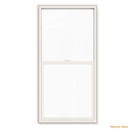 Ply Gem 355 In X 595 In Single Hung Vinyl Window White 510 The