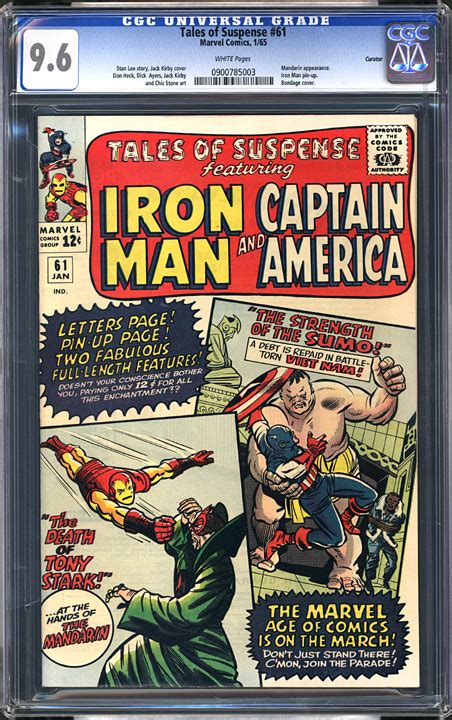 Tales Of Suspense 61 CGC